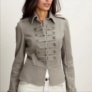 Banana Republic Military Utility Jacket Gray Size 0